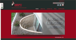 Desktop Screenshot of emergencywindows.com