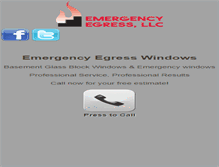 Tablet Screenshot of emergencywindows.com